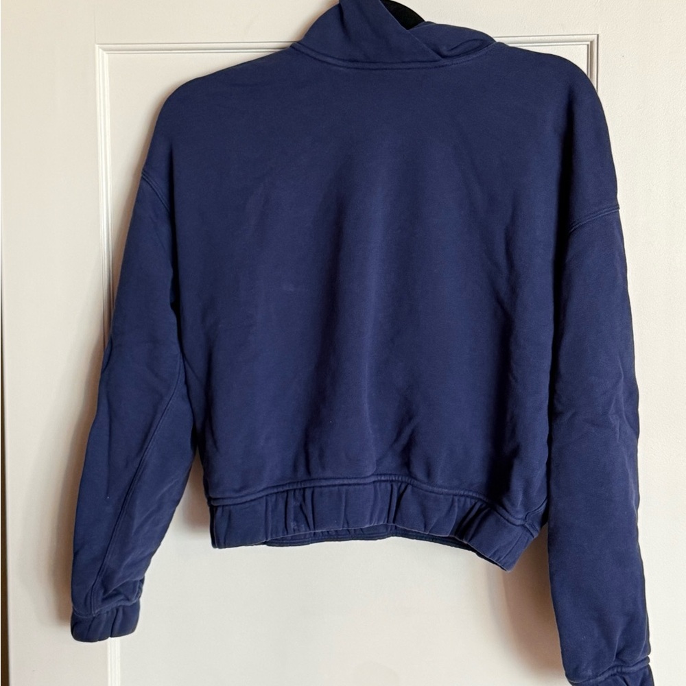 Lululemon Cropped Blue Hoodie